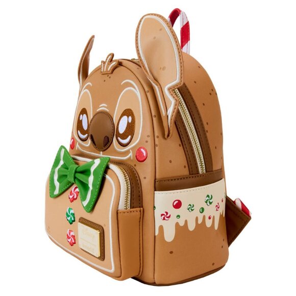 Loungefly Disney Lilo & Stitch Gingerbread Stitch Cosplay Mini Backpack - NWT - Picture 2 of 10